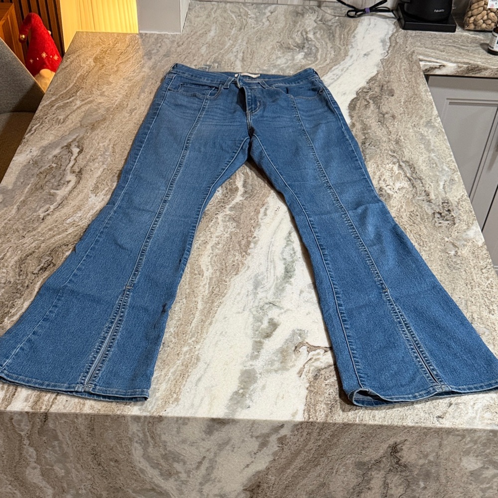 Levi's 726 Classic Blue Flare Jeans